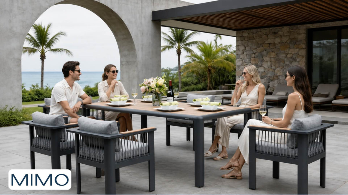 The Architect of Al Fresco: A Reference Guide to the Aluminium Outdoor Dining Set