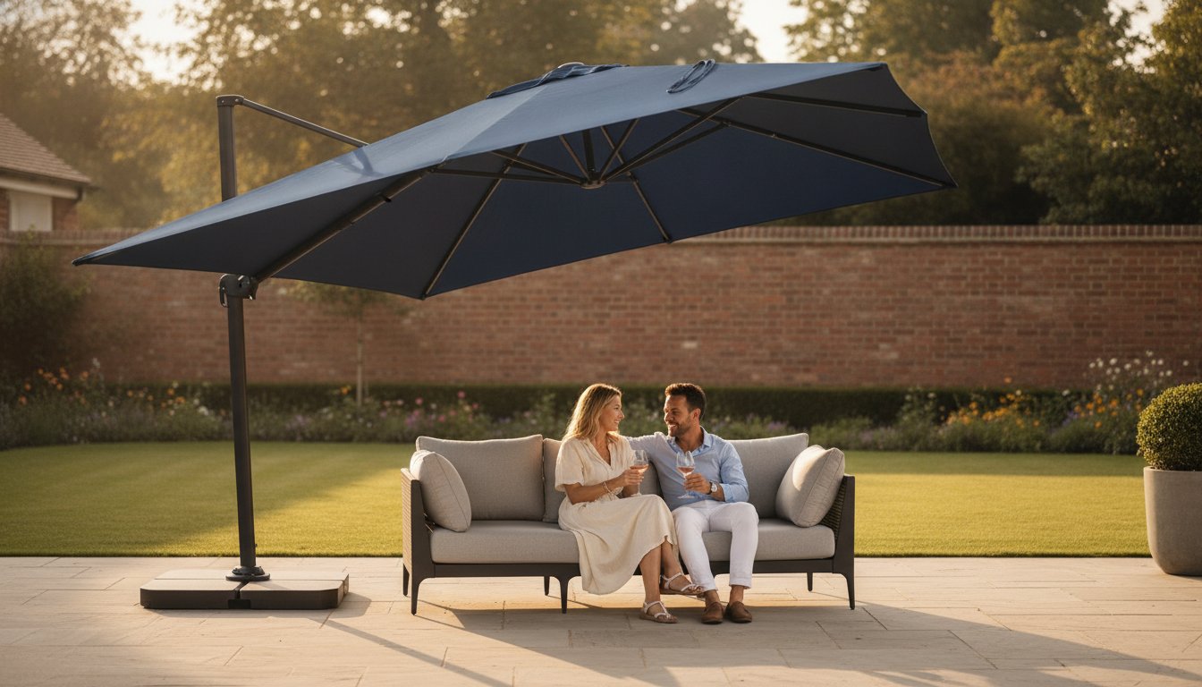 The Definitive Guide to Cantilever Parasols: Engineering Luxury Shade for the British Garden