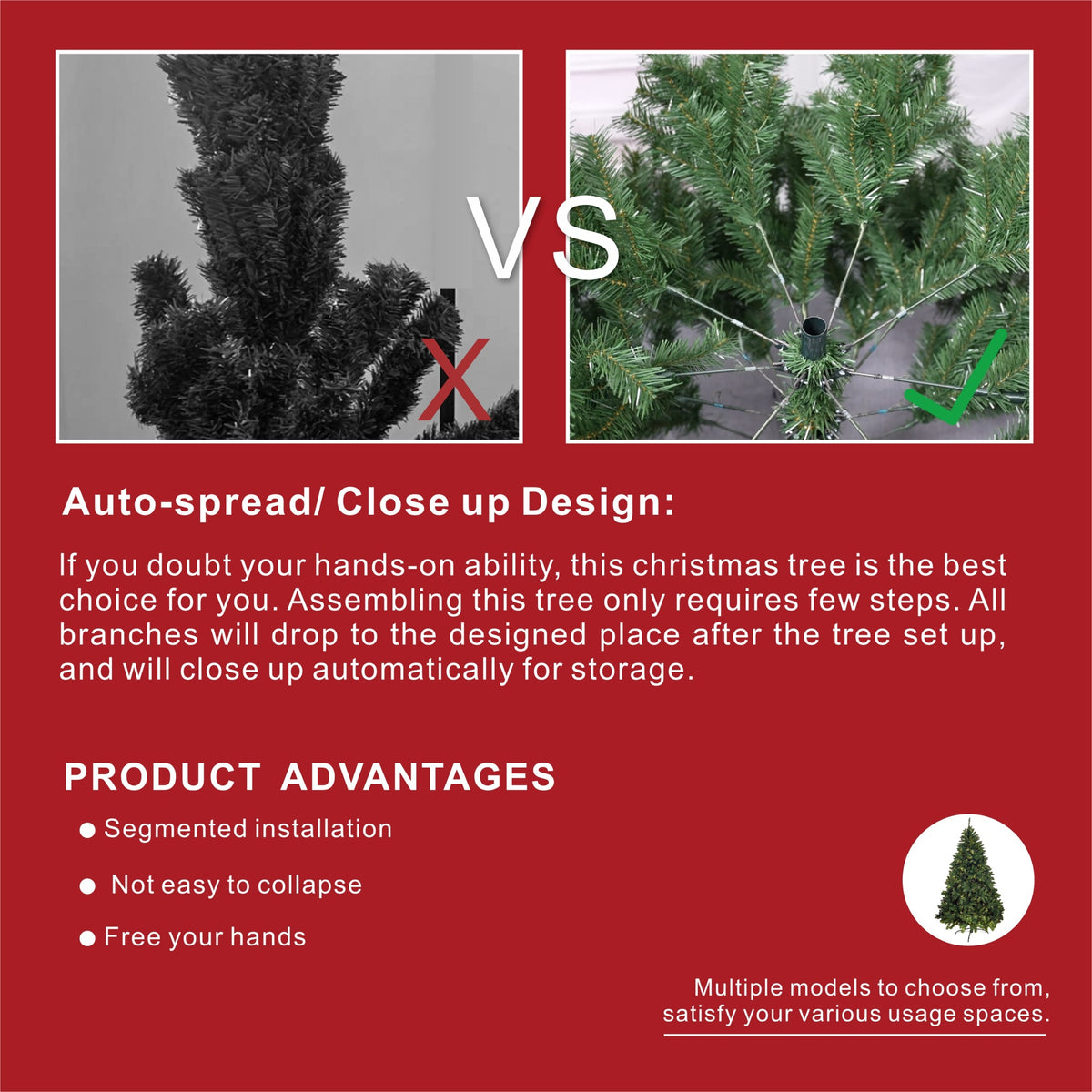 Classic Full Green Artificial Christmas Tree PAT-002