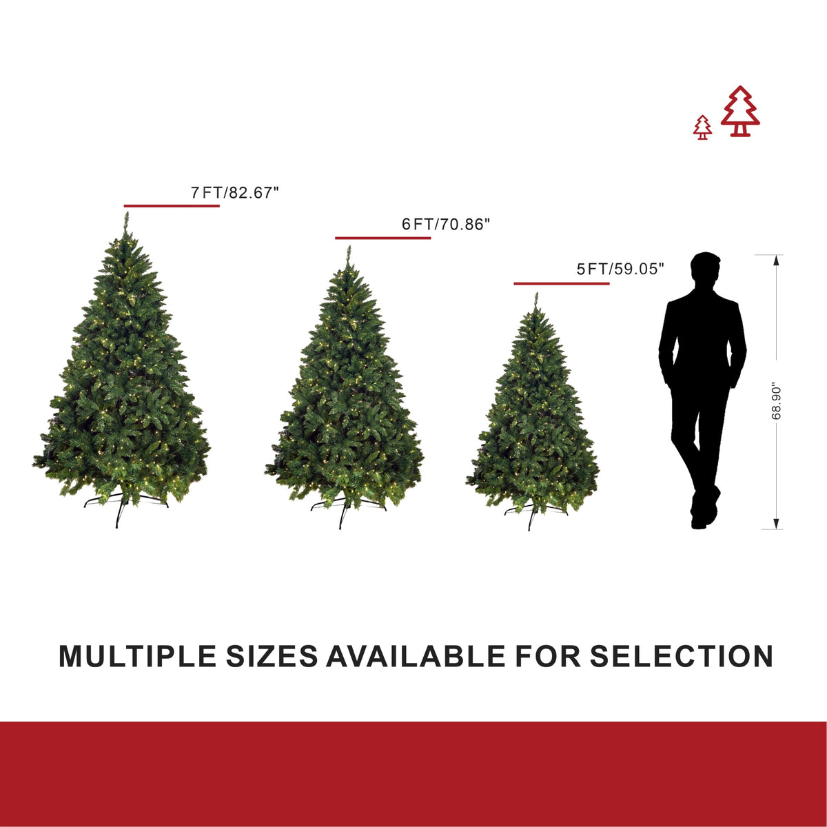 Classic Full Green Artificial Christmas Tree PAT-002