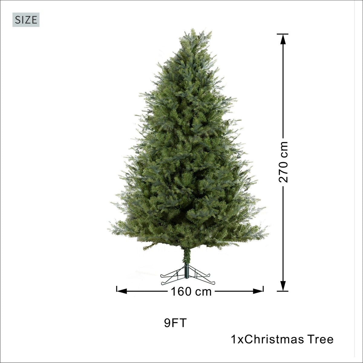 BLUE Series Premium PE & PVC Artificial Christmas Tree