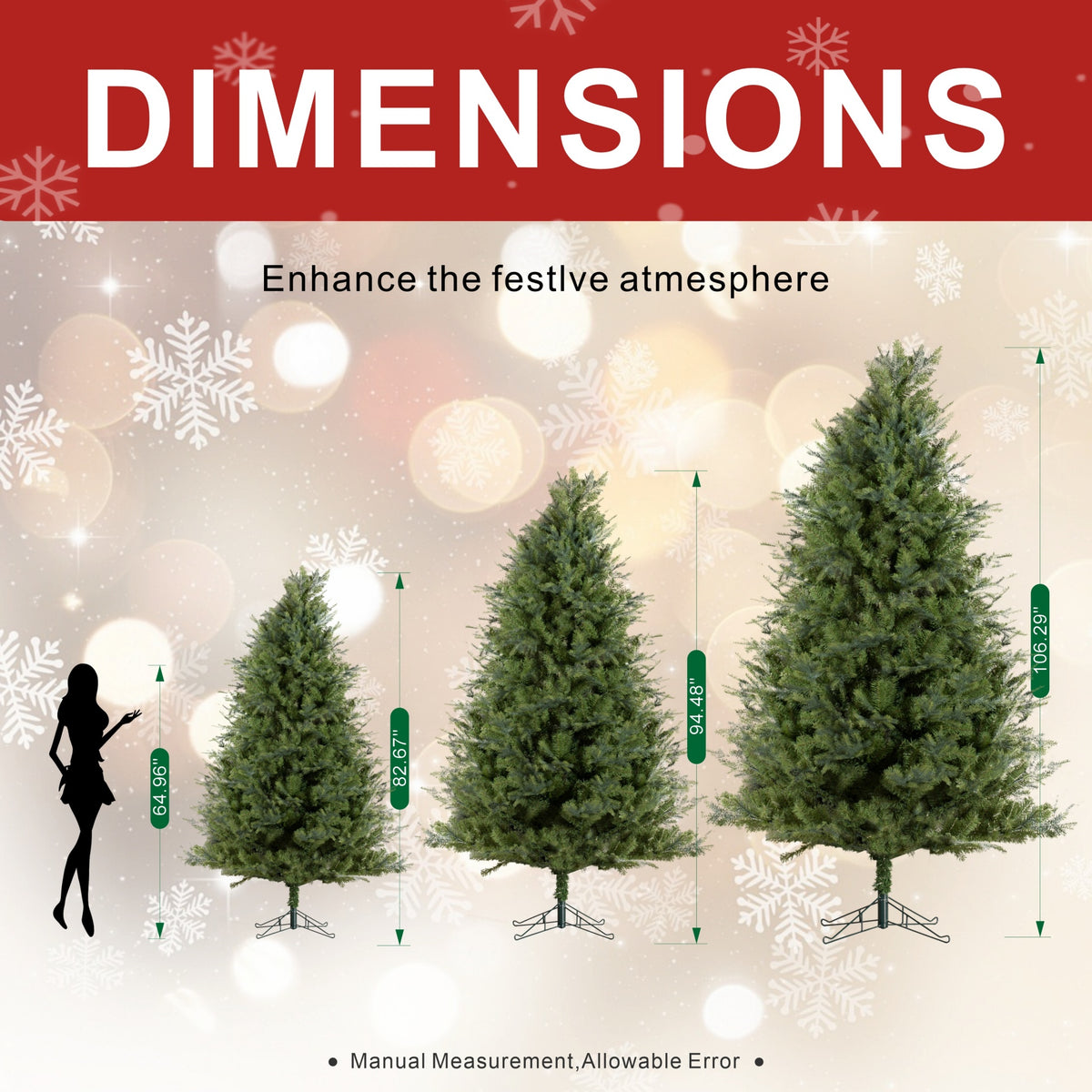 BLUE Series Premium PE & PVC Artificial Christmas Tree