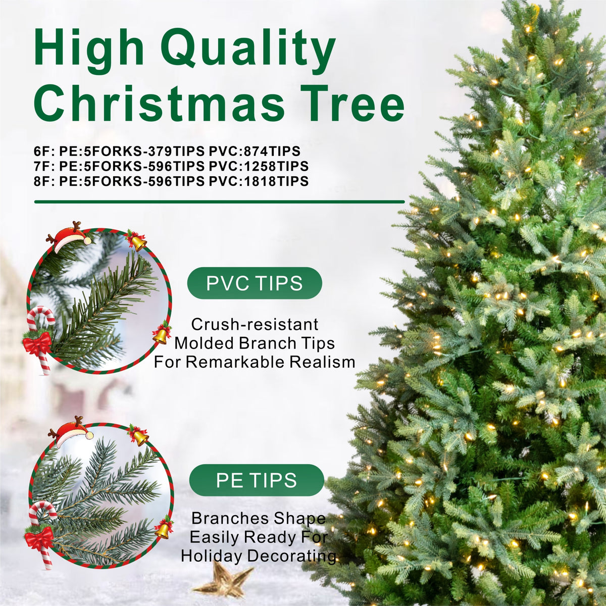 GRAND Series Premium Artificial Christmas Tree