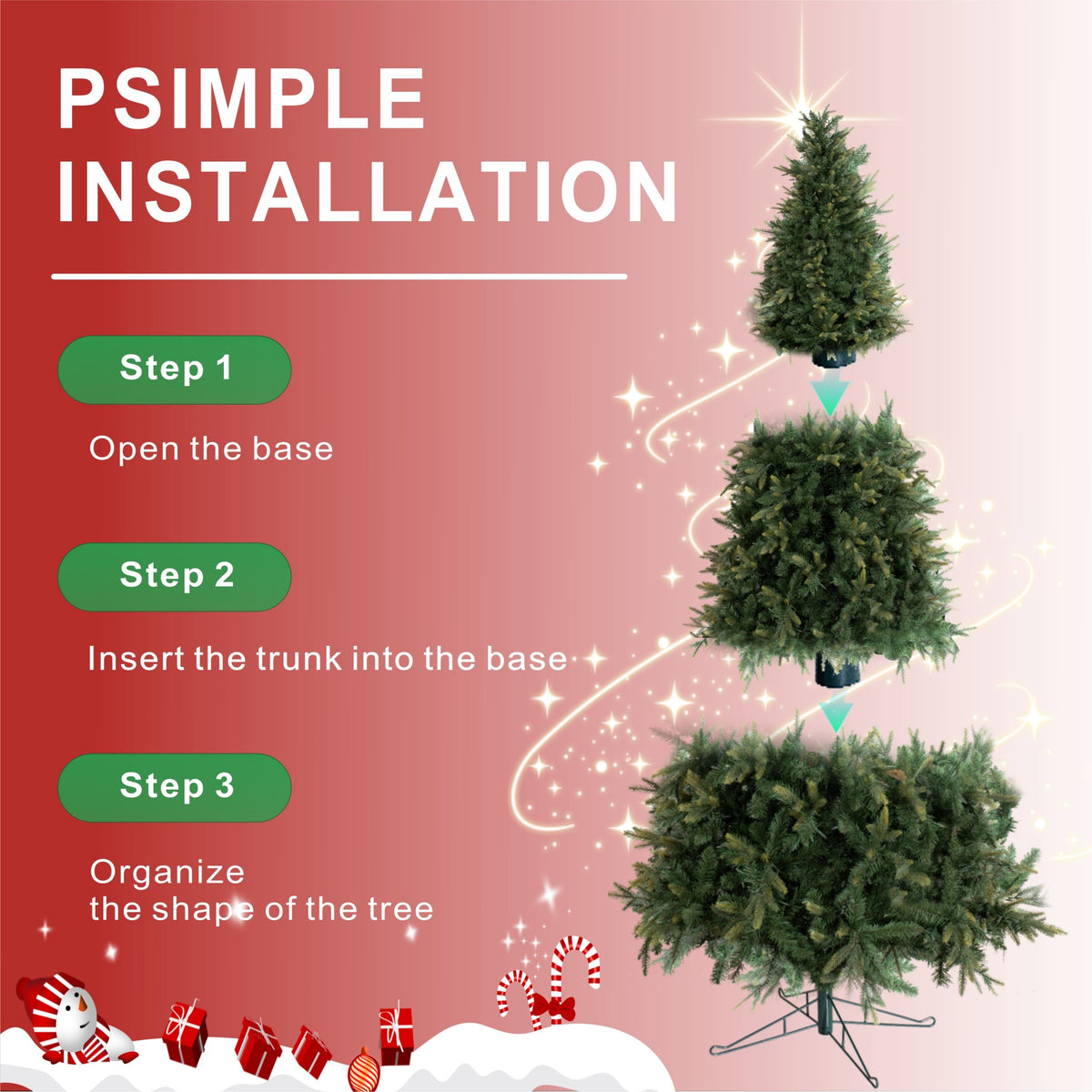 SLIM Series Premium Artificial Christmas Tree