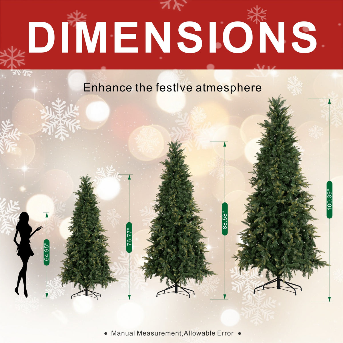 SLIM Series Premium Artificial Christmas Tree