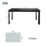 ARVE 160cm Aluminum Dining Table