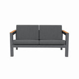 ARVE 2-Seater Outdoor Sofa - Modern Aluminium Garden Sofa · Premium Comfort