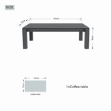 ARVE Outdoor Coffee - Aluminium Frame · Ceramic Glass Top