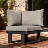 ARVIA Aluminum L-Shape Corner Sofa Set