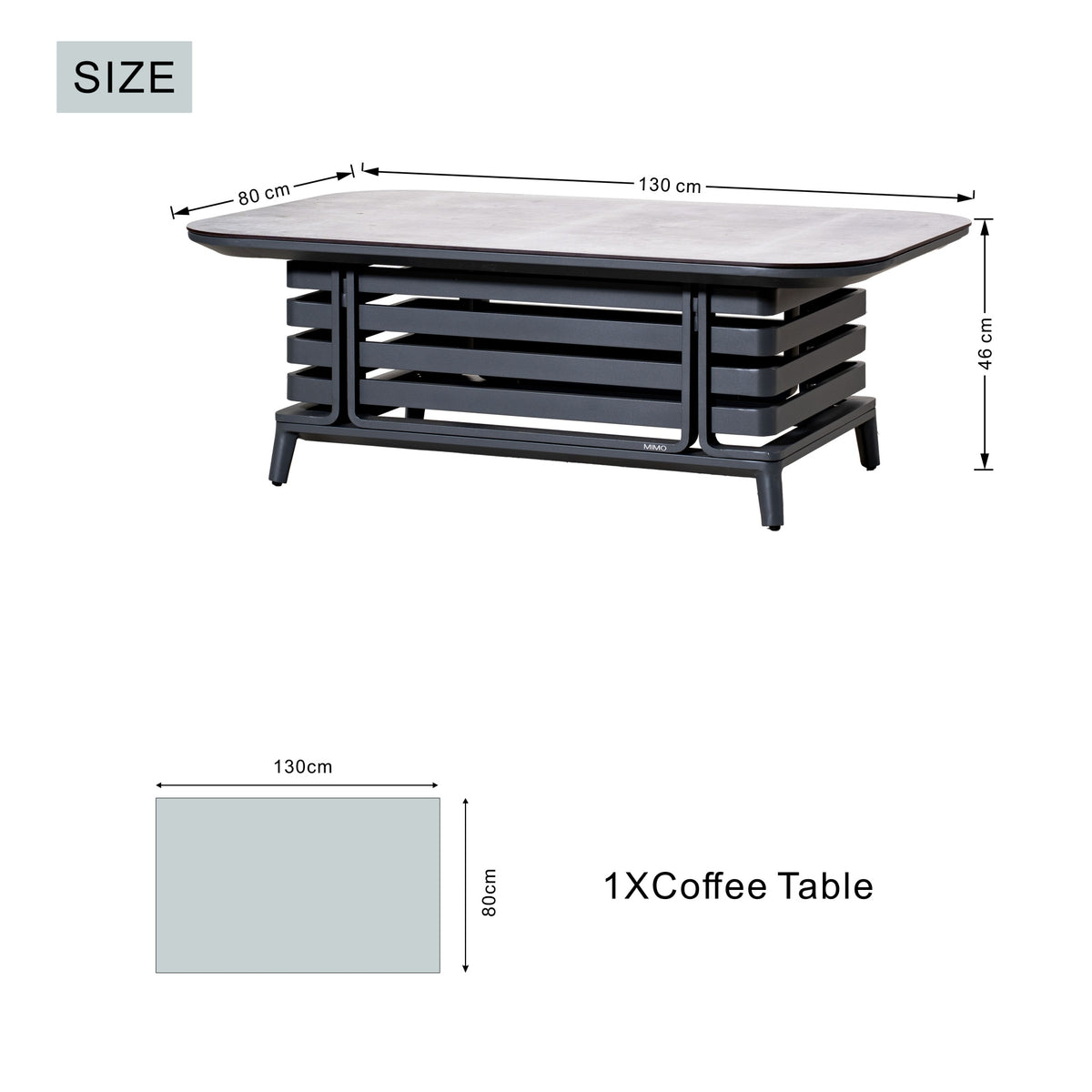AUREL 5-Seater Aluminium Modular L-Shaped Outdoor Corner Sofa Set – 6 Pieces