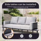 AUREL Aluminium 3-Seater Outdoor Sofa