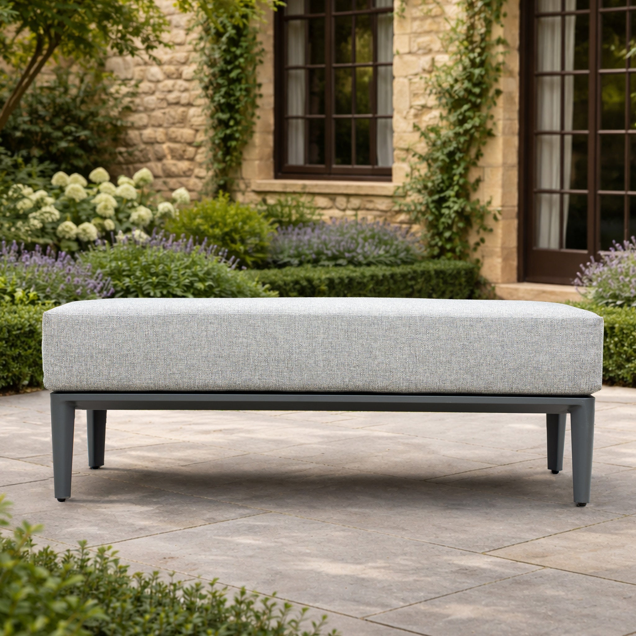 AUREL Aluminium Modular Bench Ottoman