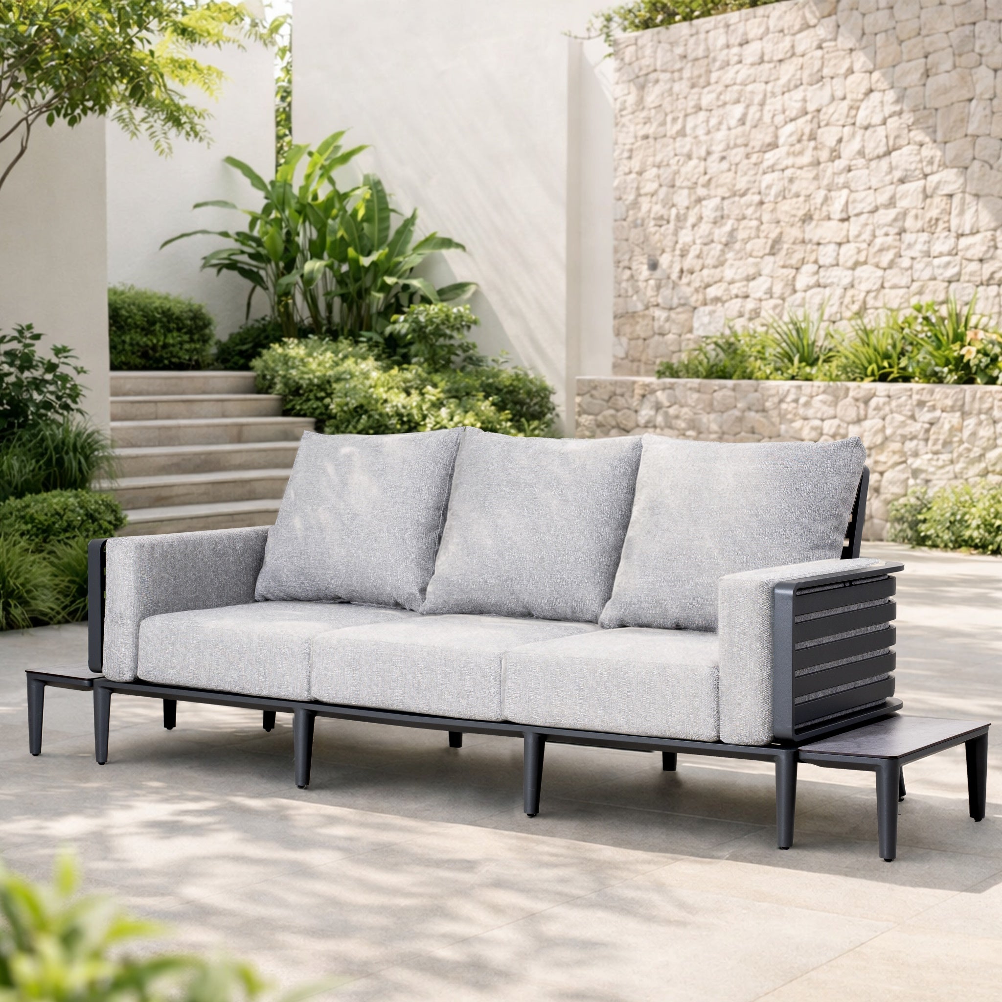 AUREL Aluminium Side Table