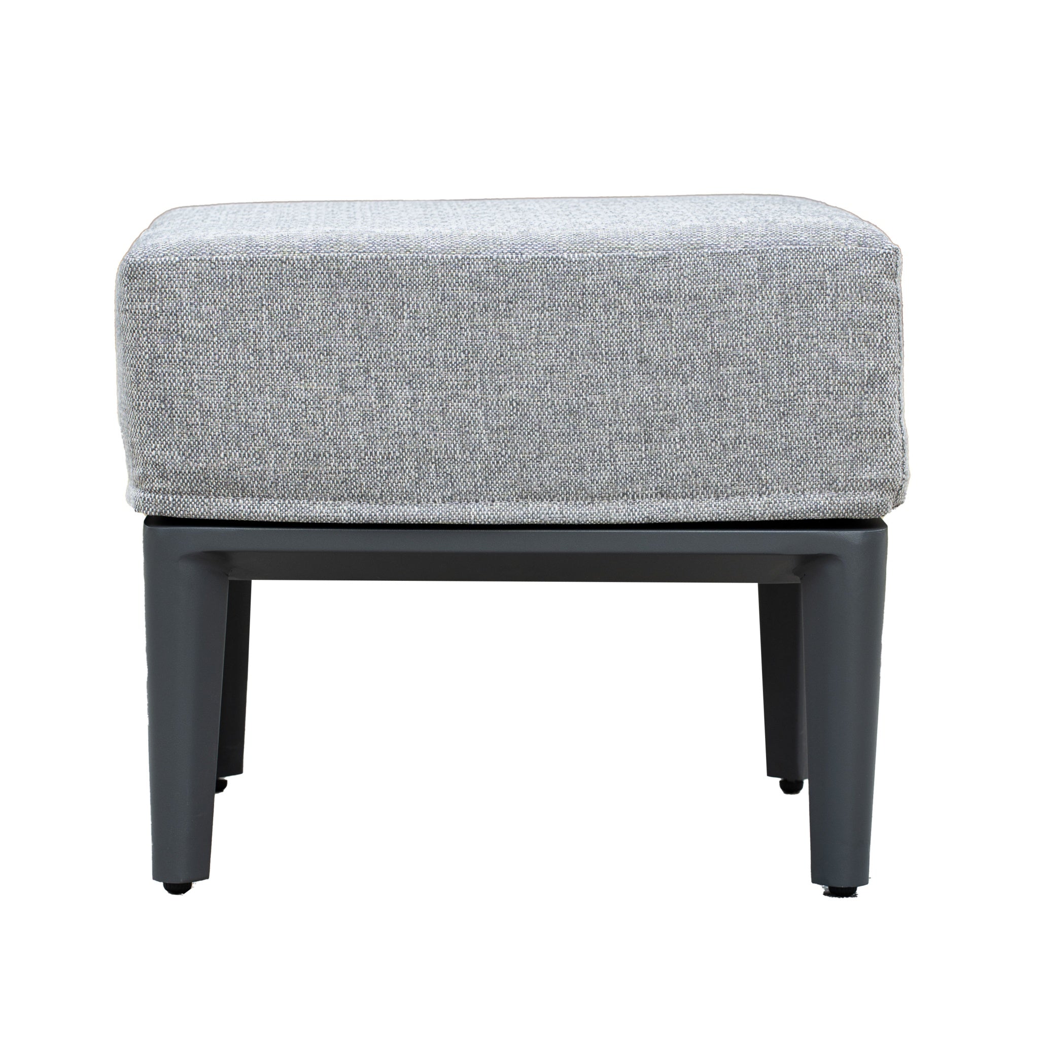 AUREL Aluminium Square Ottoman