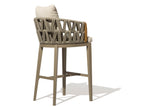 Asheville 3-Piece Outdoor Bar Set – Aluminum Bar Table with 2 Bar Chairs