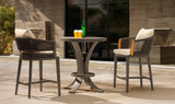 Asheville 3-Piece Outdoor Bar Set – Aluminum Bar Table with 2 Bar Chairs