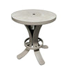 Asheville Outdoor Bar Table – Aluminum Frame Round Bar Table with HPL Top