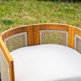 CAVEN Solid Wood Outdoor Armchair