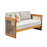 CAVEN Solid Wood Outdoor 2-Seater Sofa