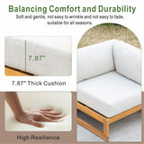 CAVEN Solid Wood Outdoor Corner Sofa