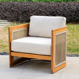 CAVEN Solid Wood Outdoor Armchair