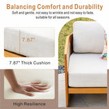 CAVEN Solid Wood Outdoor Armchair