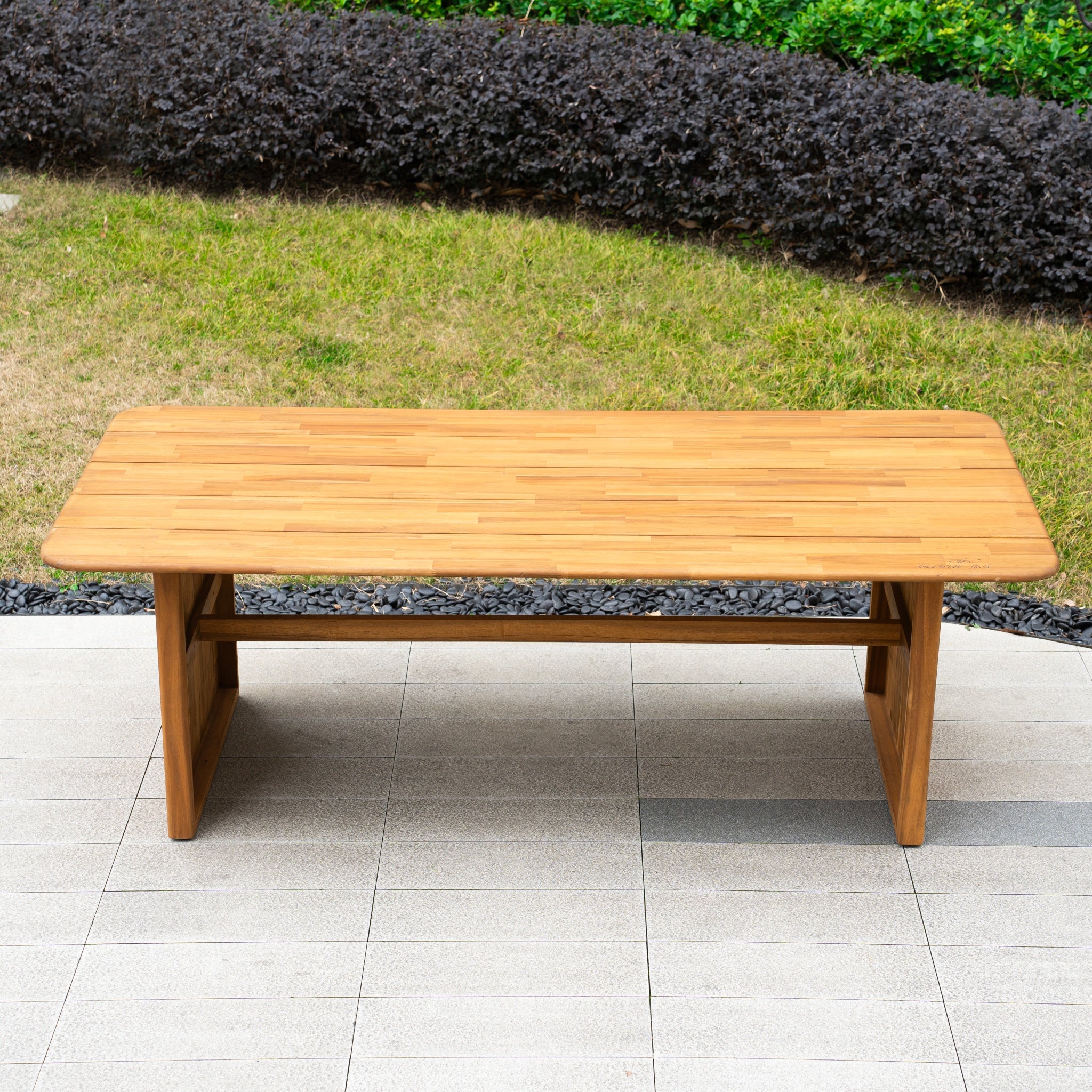 CAVEN Solid Wood Outdoor Dining Table – 2.2m