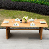 CAVEN Solid Wood Outdoor Dining Table – 2.2m