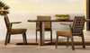 Hood 7-Piece Outdoor Dining Set – Aluminum Dining Table with 6 Chairs & Fire-Resistant Cushions