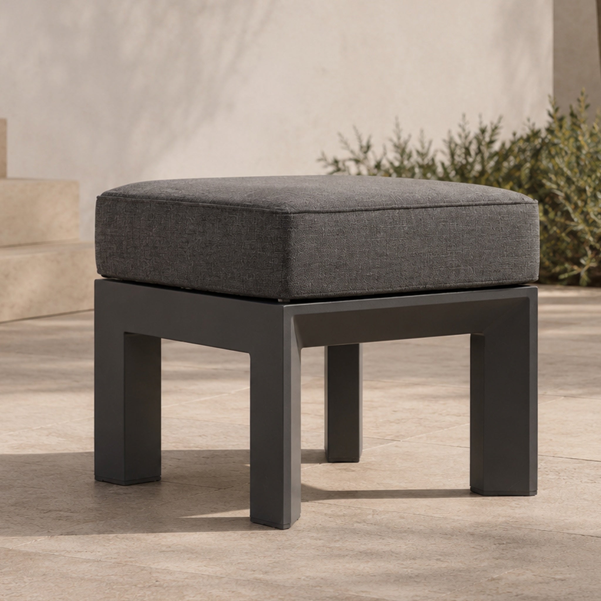 ARVE Compact Outdoor Ottoman – Small