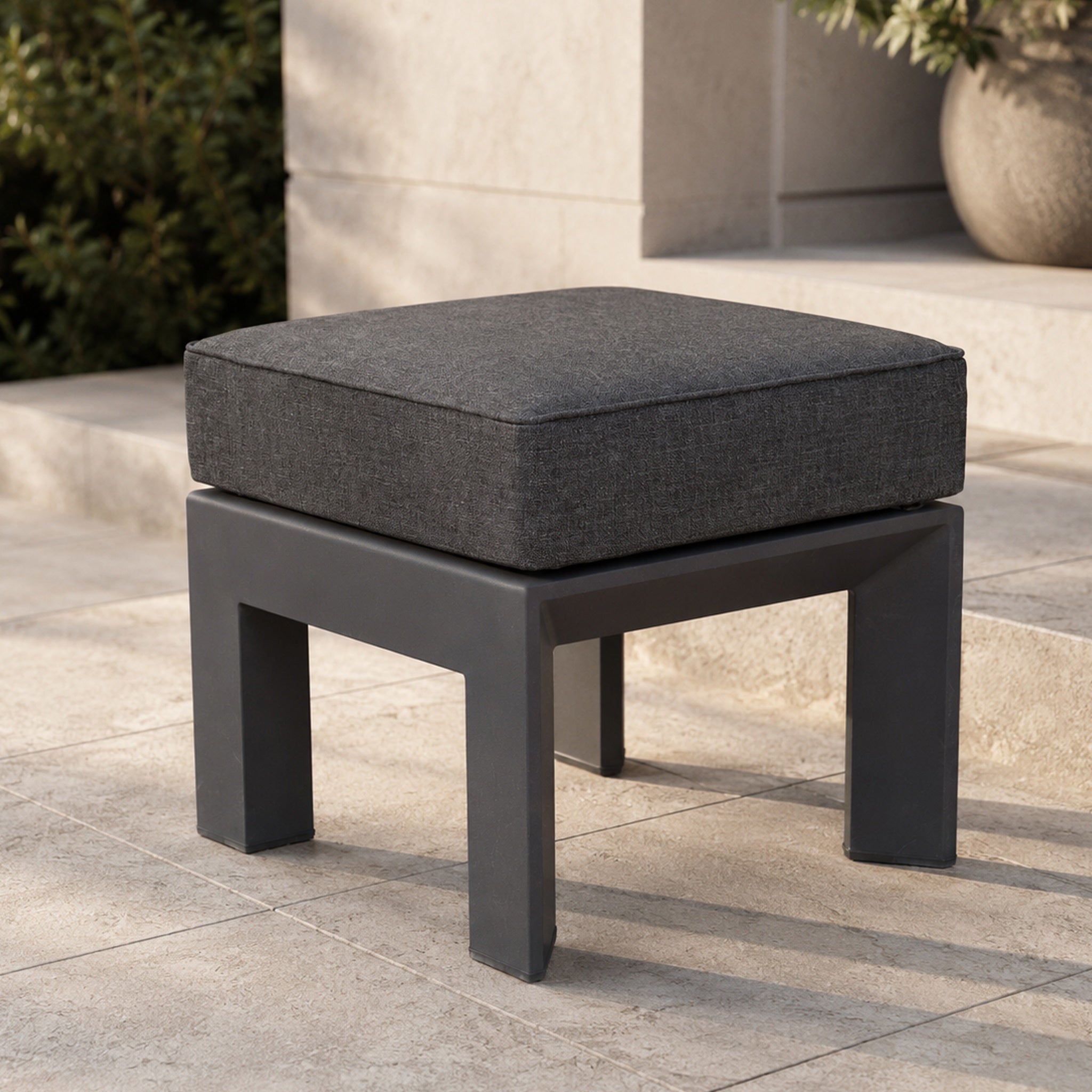 ARVE Compact Outdoor Ottoman – Small