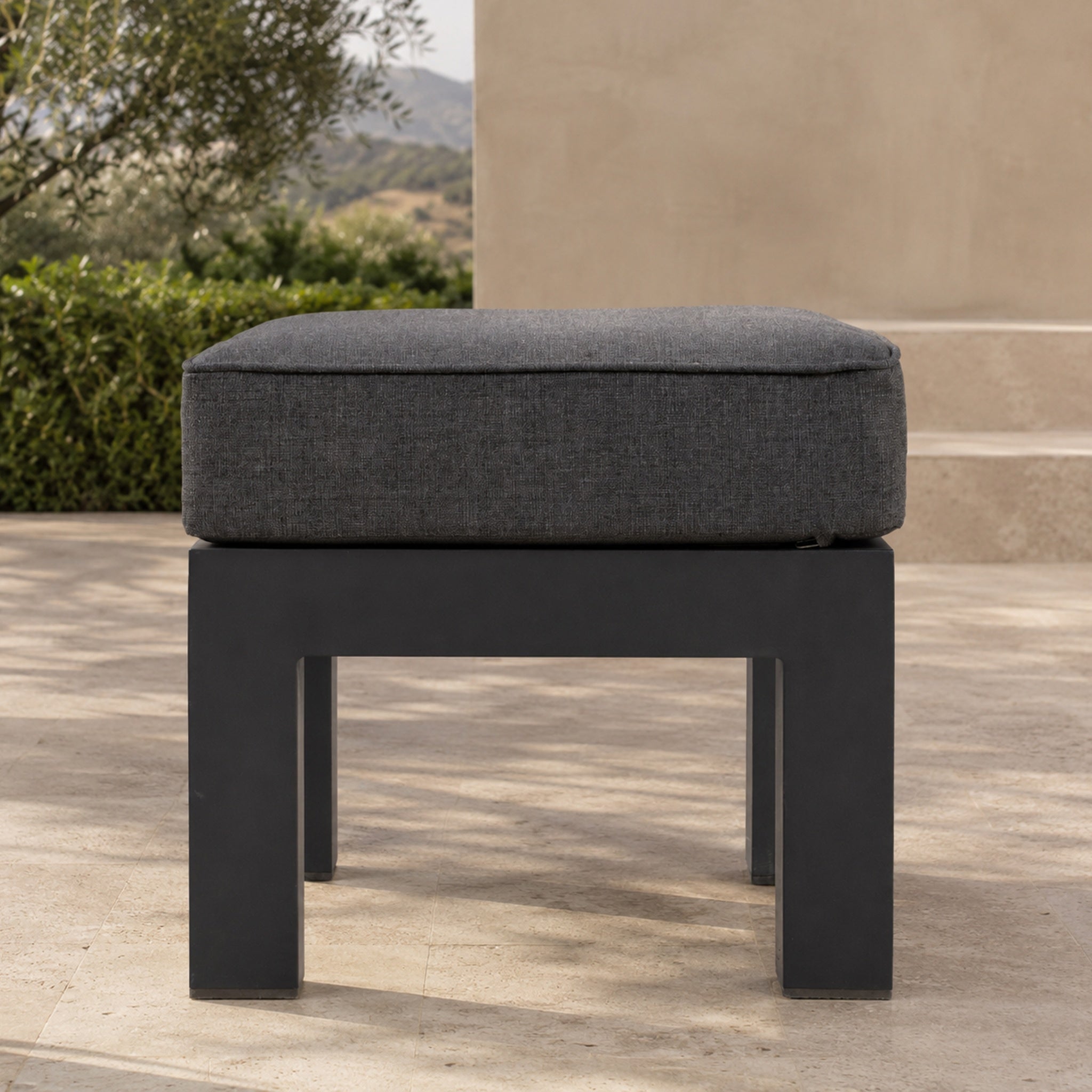 ARVE Compact Outdoor Ottoman – Small