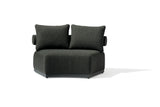 Denver 5-Piece Outdoor Sofa Set – Aluminum Patio Sectional with Fire-Resistant Cushions & Coffee Table