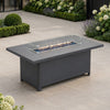 TALARA Outdoor Aluminium Gas Fire Pit Table – Powder-Coated Finish
