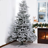 FIN Series Flocked PE & PVC Artificial Christmas Tree