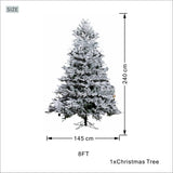 FIN Series Flocked PE & PVC Artificial Christmas Tree