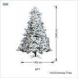 FIN Series Flocked PE & PVC Artificial Christmas Tree