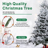 FIN Series Flocked PE & PVC Artificial Christmas Tree