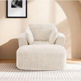SOFTY Compressed Indoor Lounge Sofa Chair - Beige