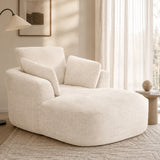 SOFTY Compressed Indoor Lounge Sofa Chair - Beige