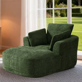 SOFTY Compressed Indoor Lounge Sofa Chair - Green