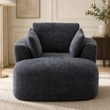 SOFTY Compressed Indoor Lounge Sofa Chair - Grey