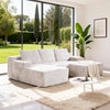 SOFTY Compressed Modular Sofa with Chaise & Ottoman