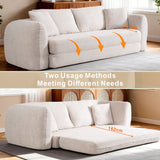 SOFTY Compressed Pull-Out Sofa Bed - Beige