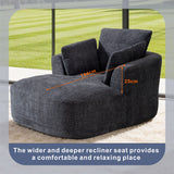 SOFTY Compressed Indoor Lounge Sofa Chair - Grey