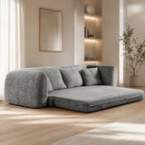 SOFTY Compressed Pull-Out Sofa Bed - Grey