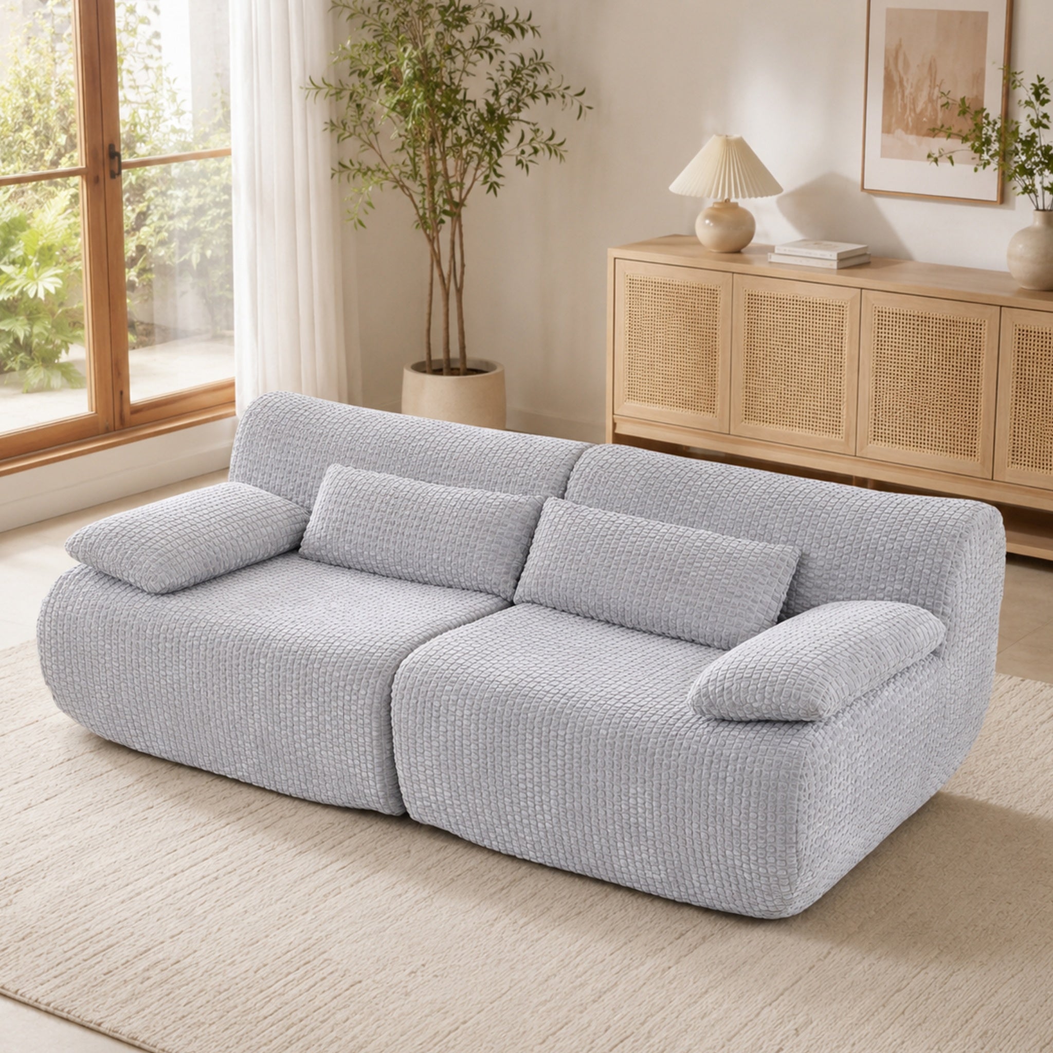 SOFTY Modular Compression Sofa Set ( 2-Seater Sofa)