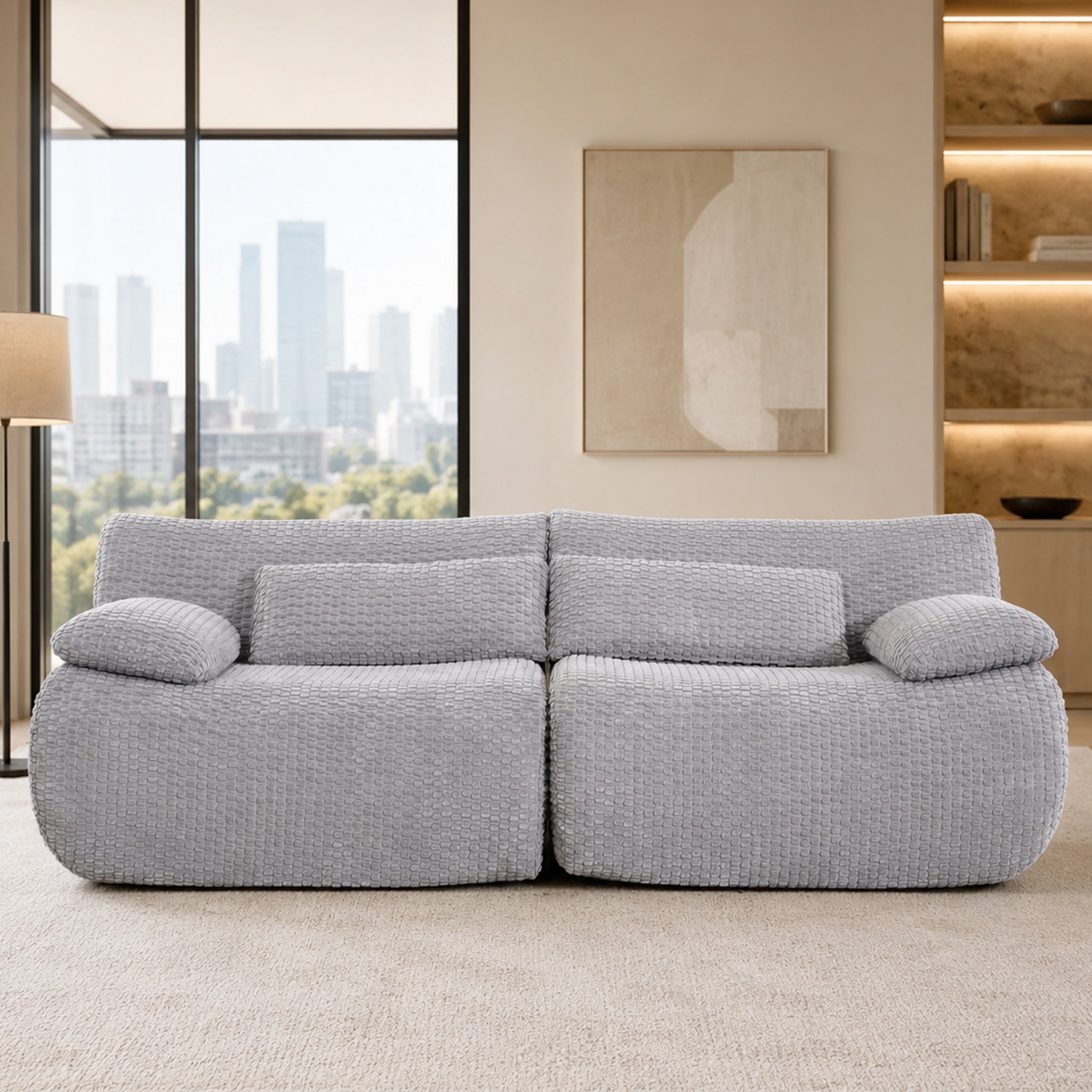 SOFTY Modular Compression Sofa Set ( 2-Seater Sofa)