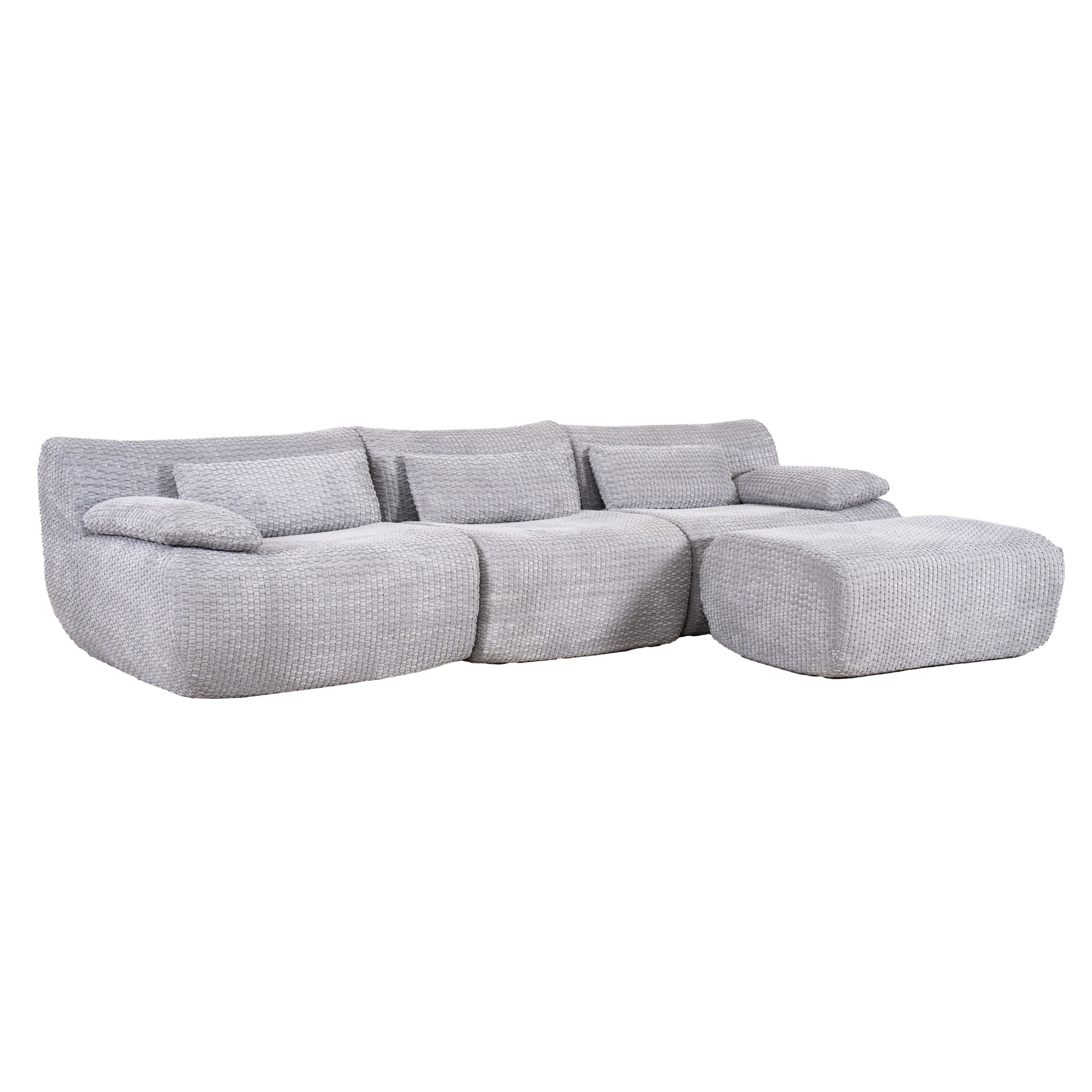 SOFTY Modular Compression Sofa Set (Chaise Combination)