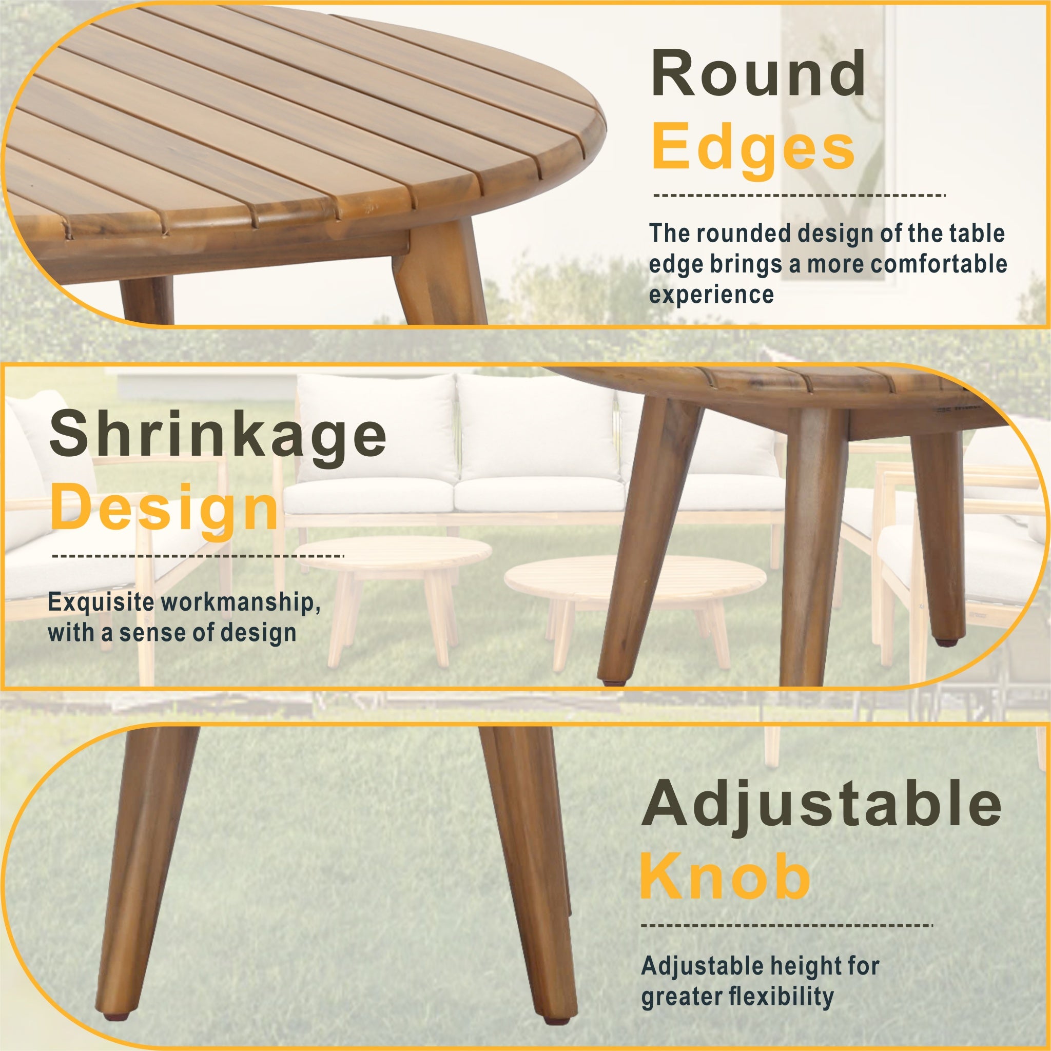 SOLARA Solid Wood Side Table